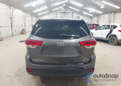 2018 Toyota Highlander Le Plus from USA, damaged, VIN 5TDBZRFH1JS870497